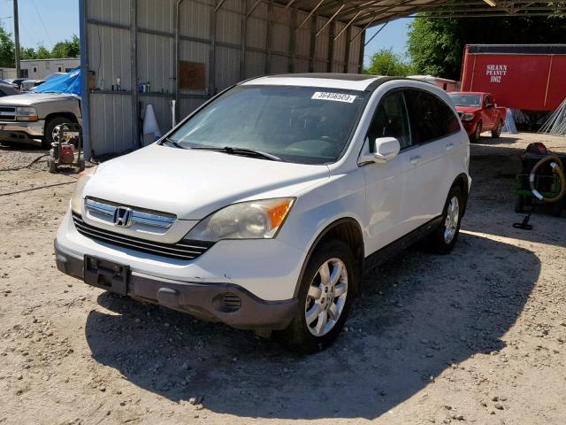 JHLRE38747C079325 - 2007 HONDA CR-V EXL WHITE photo 2