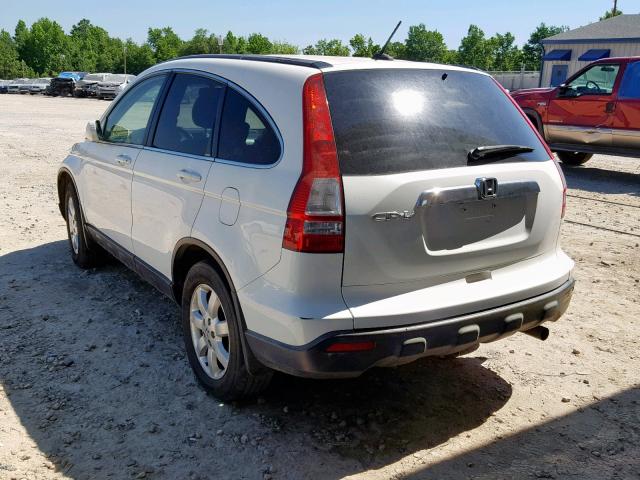 JHLRE38747C079325 - 2007 HONDA CR-V EXL WHITE photo 3