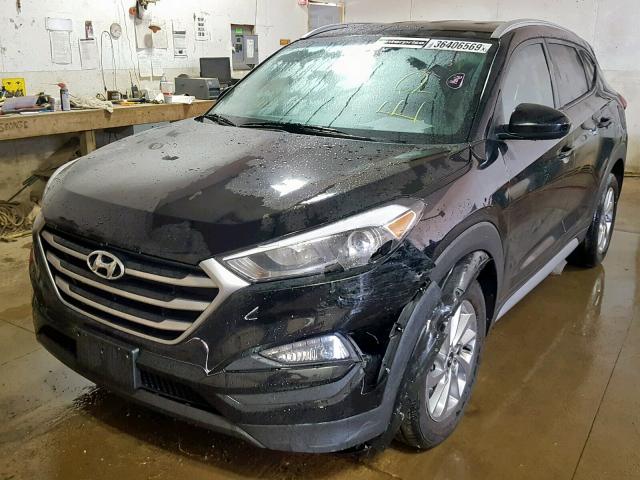 KM8J3CA42JU747961 - 2018 HYUNDAI TUCSON SEL BLACK photo 2