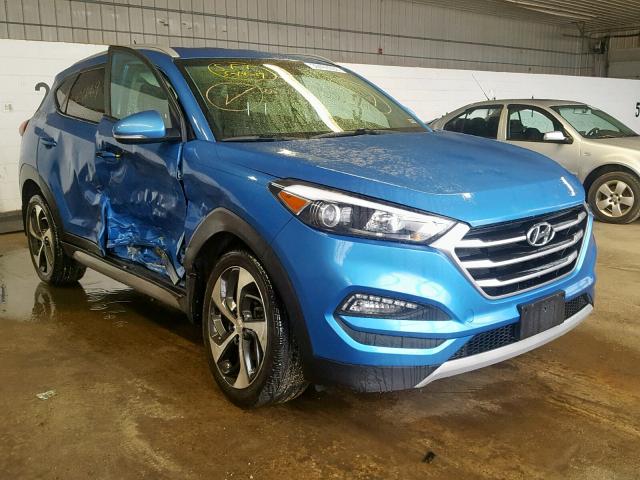 KM8J3CA21HU374615 - 2017 HYUNDAI TUCSON LIM BLUE photo 1