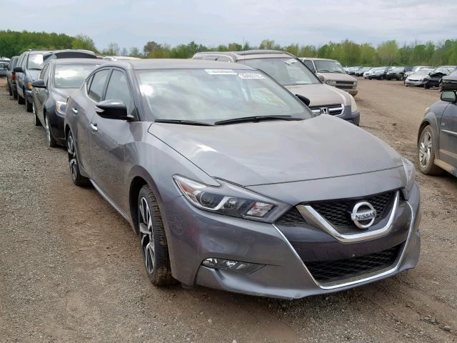 1N4AA6AP7JC389256 - 2018 NISSAN MAXIMA 3.5 GRAY photo 1