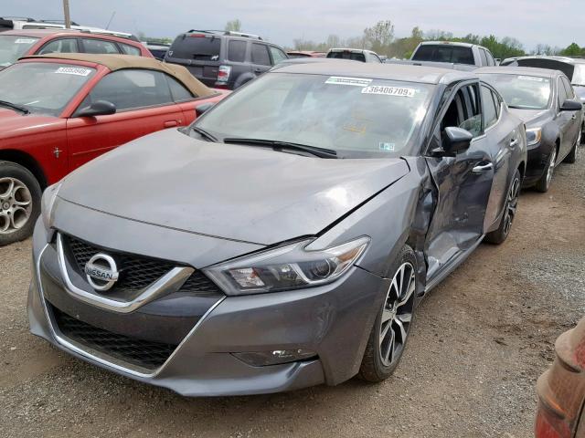 1N4AA6AP7JC389256 - 2018 NISSAN MAXIMA 3.5 GRAY photo 2