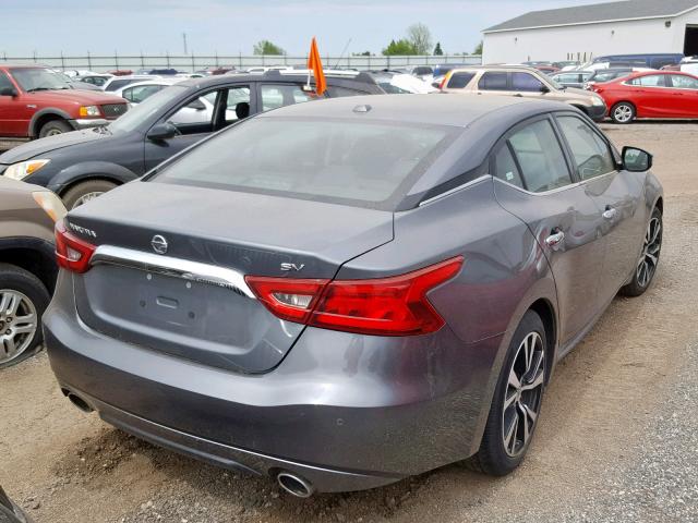 1N4AA6AP7JC389256 - 2018 NISSAN MAXIMA 3.5 GRAY photo 4