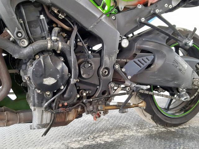 JKAZX4R18BA028268 - 2011 KAWASAKI ZX600 R GREEN photo 9