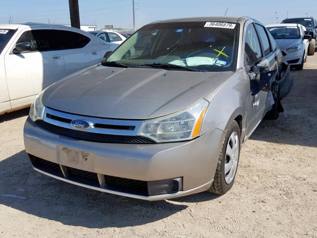 1FAHP34N78W243986 - 2008 FORD FOCUS S/SE GRAY photo 2