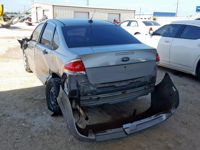 1FAHP34N78W243986 - 2008 FORD FOCUS S/SE GRAY photo 3