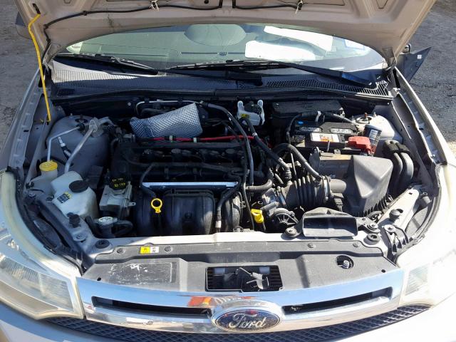 1FAHP34N78W243986 - 2008 FORD FOCUS S/SE GRAY photo 7