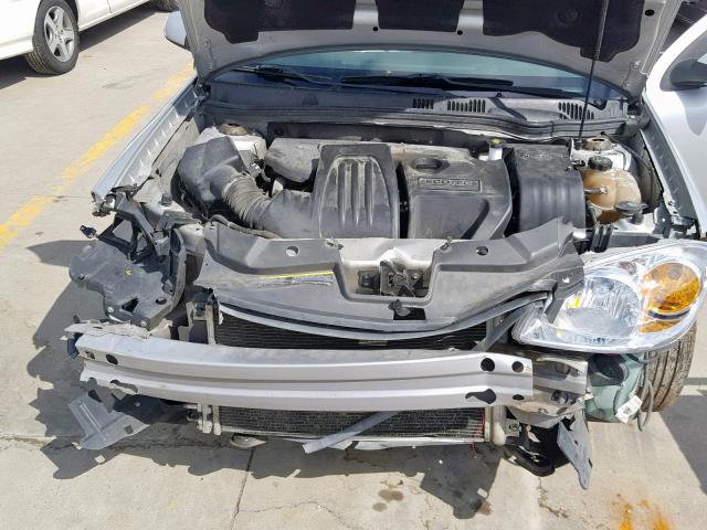 1G1AL58F287296233 - 2008 CHEVROLET COBALT LT SILVER photo 7