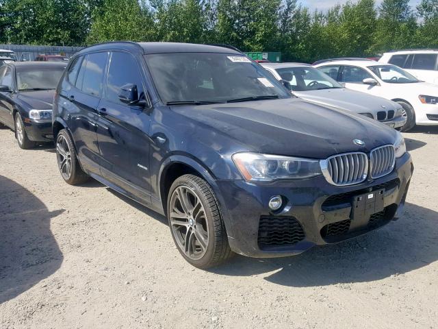 5UXWX7C5XG0K36928 - 2016 BMW X3 XDRIVE3 BLACK photo 1