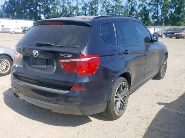 5UXWX7C5XG0K36928 - 2016 BMW X3 XDRIVE3 BLACK photo 4