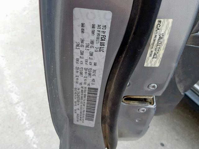 1C4NJCBA7GD734230 - 2016 JEEP COMPASS SP 灰色 照片 10