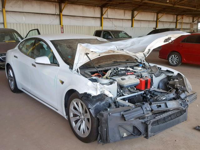 5YJSA1E21GF139314 - 2016 TESLA MODEL S WHITE photo 1