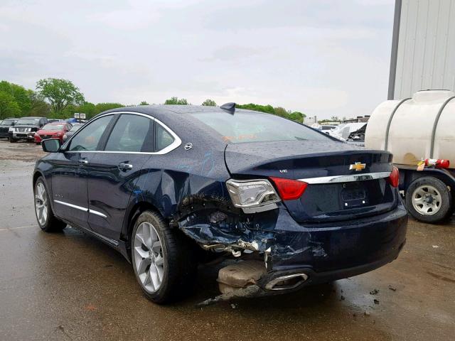 2G1125S30J9160477 - 2018 CHEVROLET IMPALA PRE BLUE photo 3