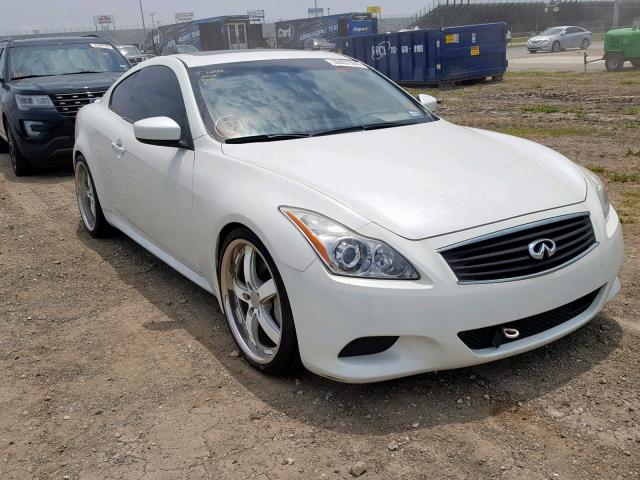 JNKCV64E78M119528 - 2008 INFINITI G37 BASE WHITE photo 1