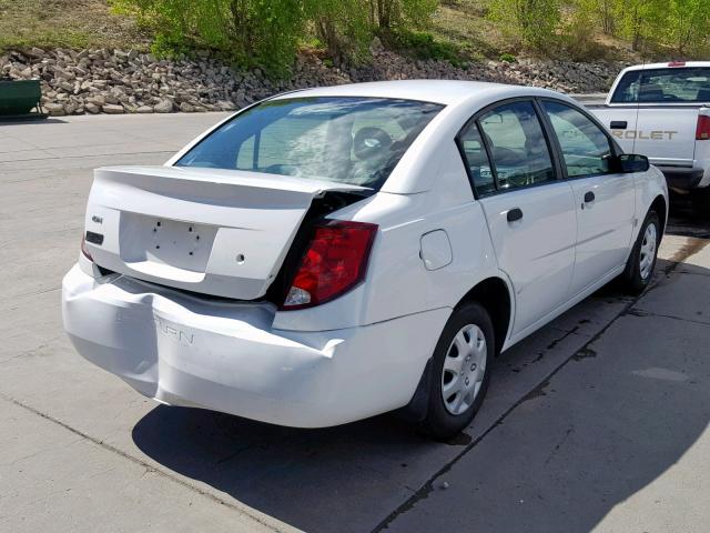 1G8AF52F64Z230459 - 2004 SATURN ION LEVEL WHITE photo 4