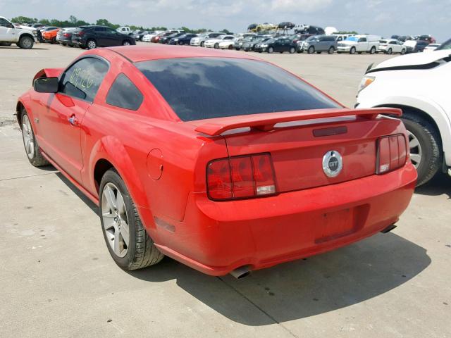 1ZVFT82H065238345 - 2006 FORD MUSTANG GT RED photo 3