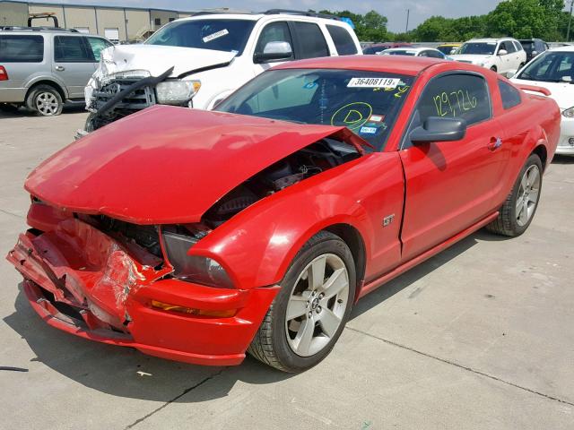 1ZVFT82H065238345 - 2006 FORD MUSTANG GT RED photo 6