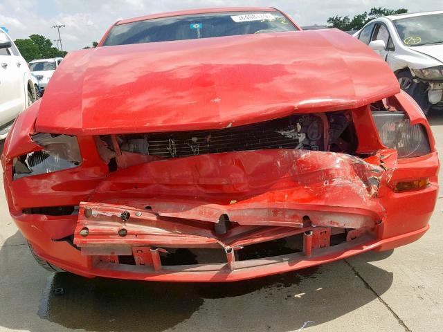 1ZVFT82H065238345 - 2006 FORD MUSTANG GT RED photo 9