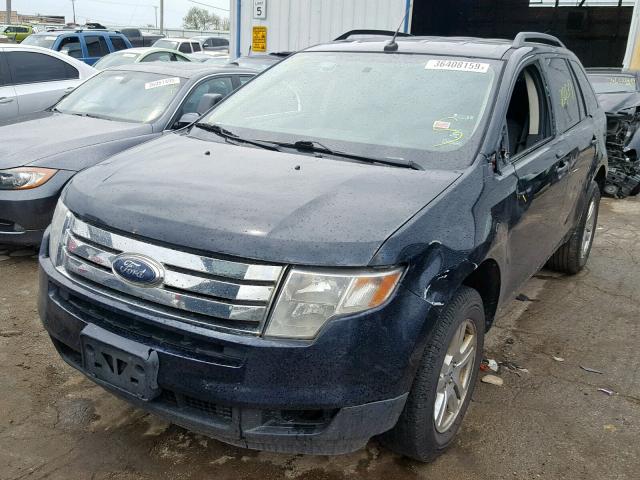 2FMDK3GC2ABA03457 - 2010 FORD EDGE SE BLUE photo 2