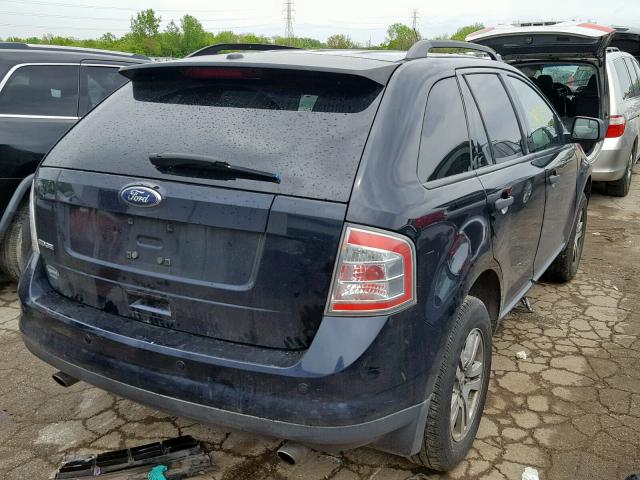 2FMDK3GC2ABA03457 - 2010 FORD EDGE SE BLUE photo 4