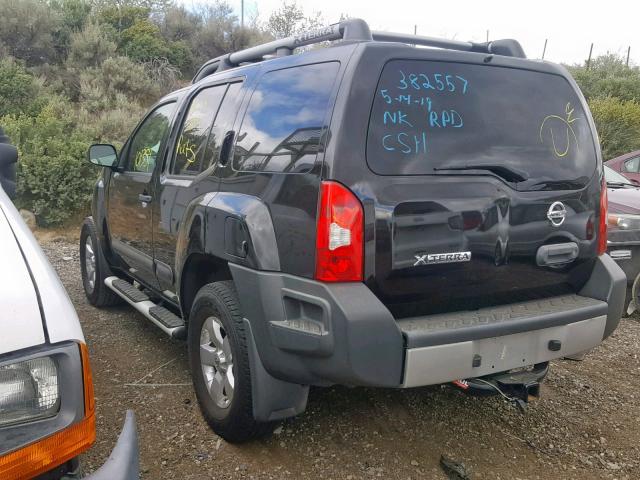 5N1AN0NW6DN810174 - 2013 NISSAN XTERRA X BLACK photo 3