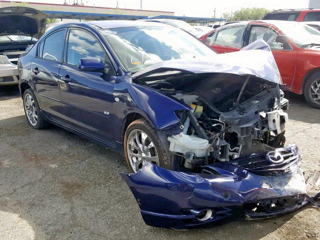 JM1BK323541195573 - 2004 MAZDA 3 S PURPLE photo 1