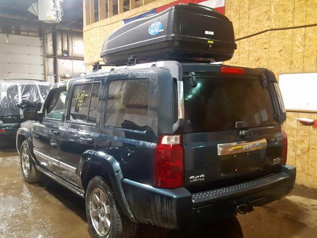 1J8HG58236C170855 - 2006 JEEP COMMANDER მწვანე ფოტო 3