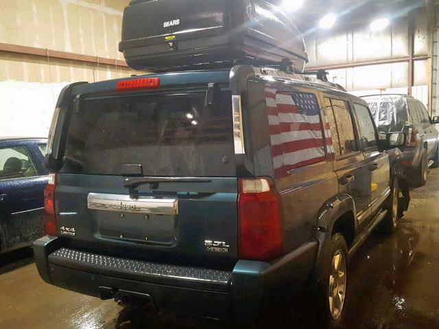 1J8HG58236C170855 - 2006 JEEP COMMANDER მწვანე ფოტო 4