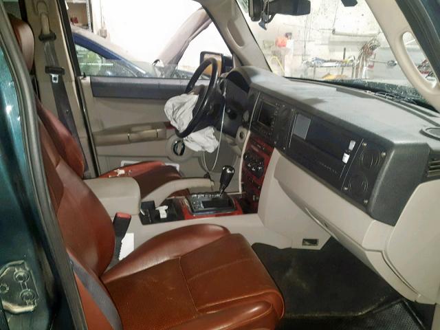 1J8HG58236C170855 - 2006 JEEP COMMANDER მწვანე ფოტო 5