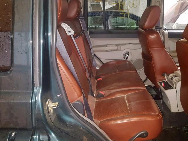 1J8HG58236C170855 - 2006 JEEP COMMANDER მწვანე ფოტო 6