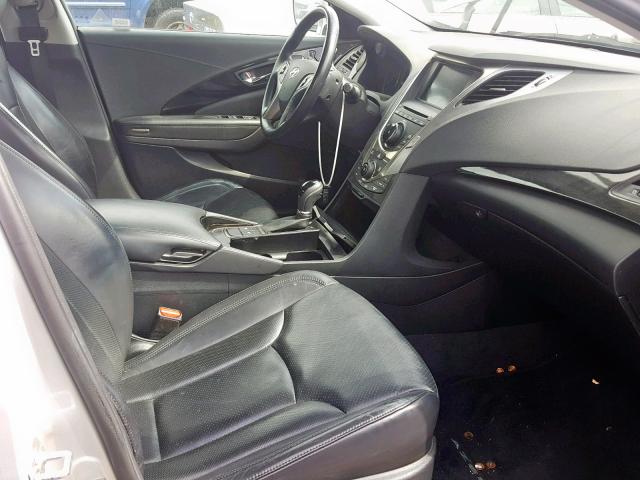 KMHFG4JG9DA231712 - 2013 HYUNDAI AZERA SILVER photo 5