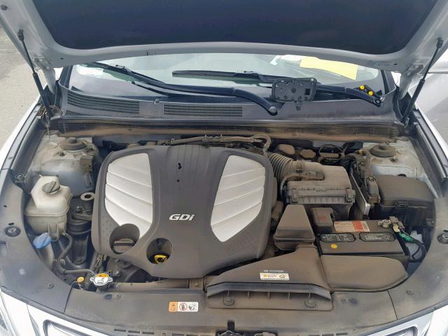 KMHFG4JG9DA231712 - 2013 HYUNDAI AZERA SILVER photo 7