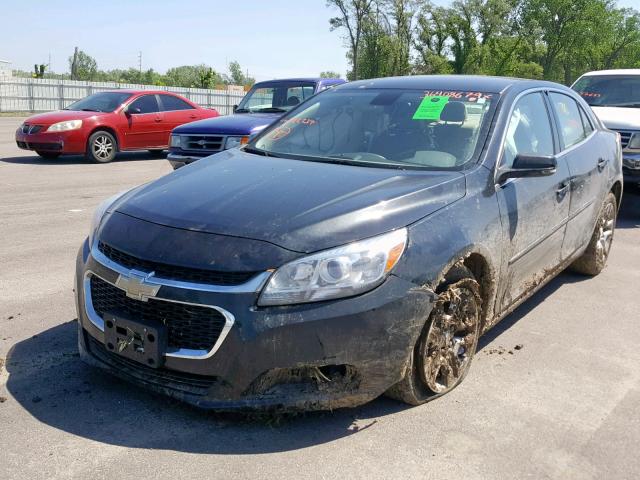1G11C5SL8FF192217 - 2015 CHEVROLET MALIBU 1LT 黑色 照片 2