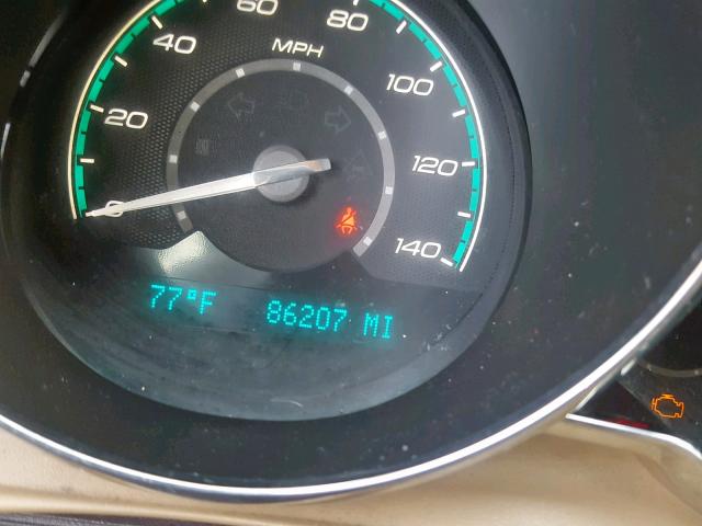 1G1ZE5EBXAF216722 - 2010 CHEVROLET MALIBU LTZ თეთრი ფოტო 8