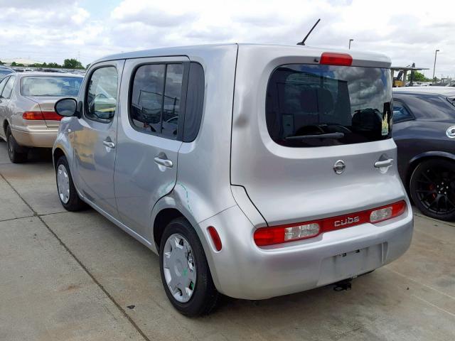 JN8AZ2KR2BT210431 - 2011 NISSAN CUBE BASE SILVER photo 3