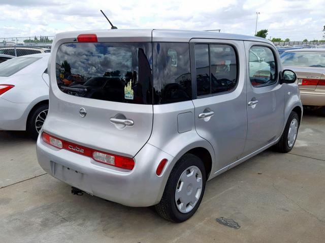 JN8AZ2KR2BT210431 - 2011 NISSAN CUBE BASE SILVER photo 4