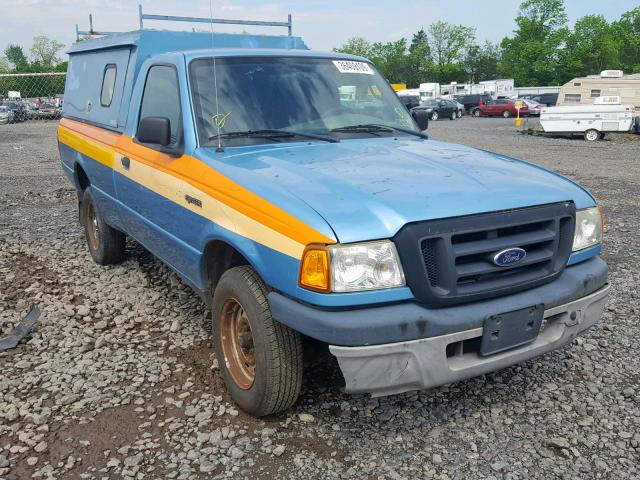 1FTYR10E84PB13685 - 2004 FORD RANGER BLUE photo 1