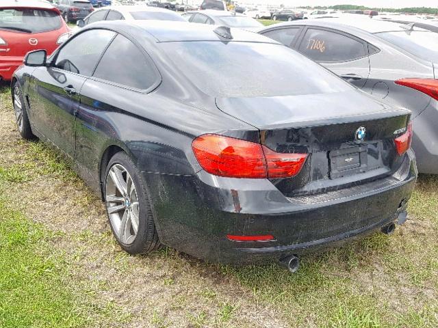 WBA3R1C52FK193715 - 2015 BMW 435 I BLACK photo 3