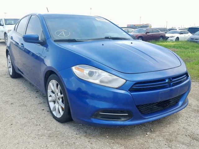 1C3CDFBA2DD709493 - 2013 DODGE DART SXT BLUE photo 1