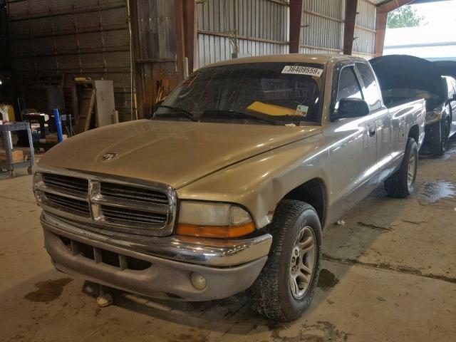 1D7GL42NX4S547993 - 2004 DODGE DAKOTA SLT GOLD photo 2