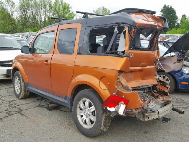 5J6YH28746L026501 - 2006 HONDA ELEMENT EX ORANGE photo 3