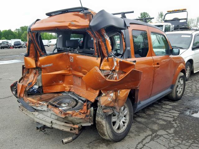 5J6YH28746L026501 - 2006 HONDA ELEMENT EX ORANGE photo 4