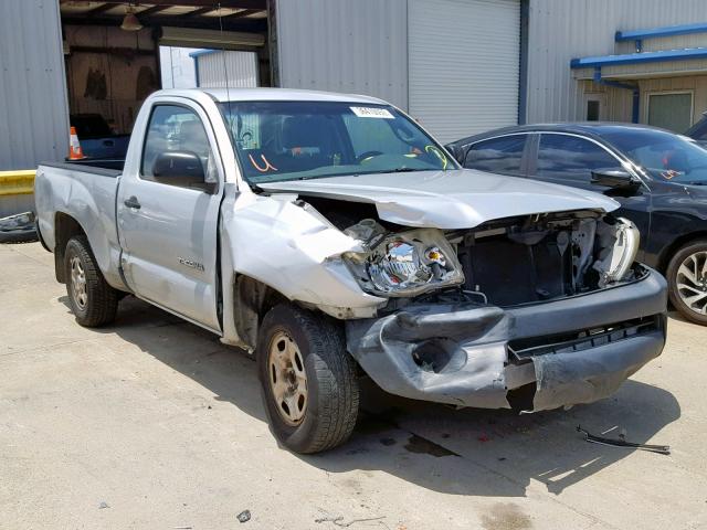 5TENX22N17Z448666 - 2007 TOYOTA TACOMA SILVER photo 1