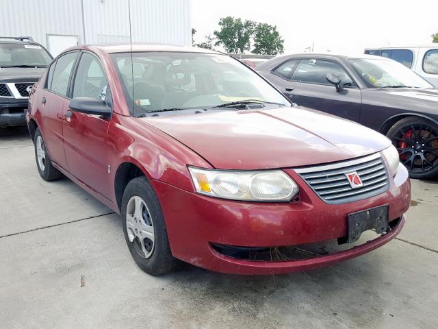1G8AF52F25Z123765 - 2005 SATURN ION LEVEL BURGUNDY photo 1
