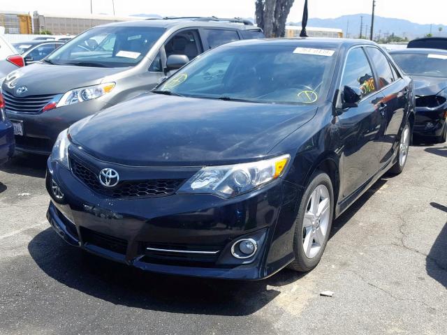 4T1BF1FKXEU469582 - 2014 TOYOTA CAMRY L BLACK photo 2