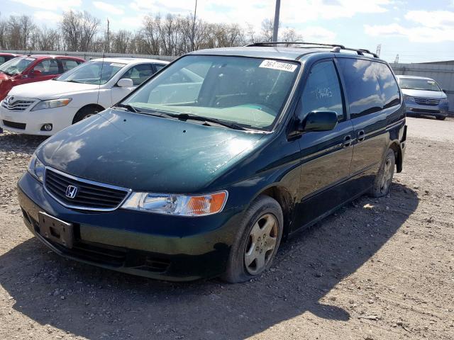 2HKRL1860YH588168 - 2000 HONDA ODYSSEY EX  photo 2