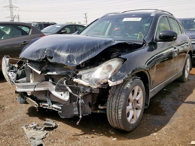 JN1AJ0HR3AM757069 - 2010 INFINITI EX35 BASE BLACK photo 2