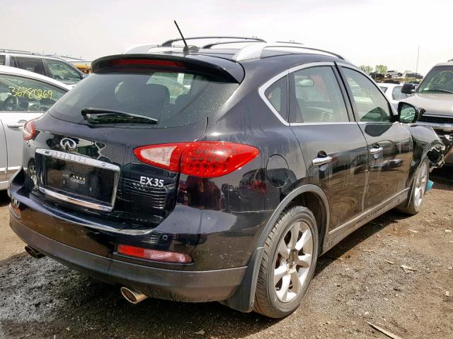 JN1AJ0HR3AM757069 - 2010 INFINITI EX35 BASE BLACK photo 4