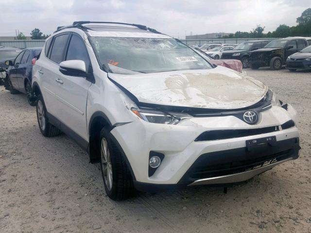 2T3YFREV7JW449196 - 2018 TOYOTA RAV4 LIMIT WHITE photo 1