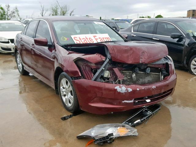 1HGCP26499A058163 - 2009 HONDA ACCORD LXP BURGUNDY photo 1